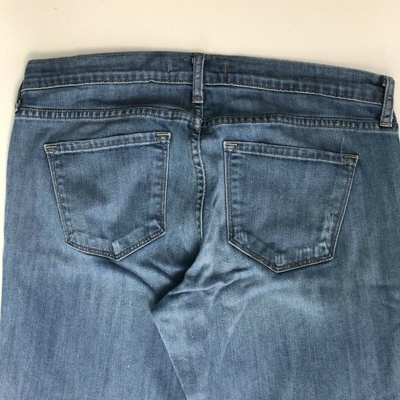 Flying Monkey 29 X 28 Platinum Distressed Ripped Skinny Jeans Medium Wash - Picture 7 of 10